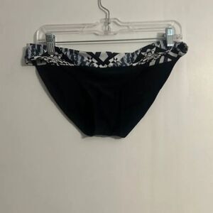 Gossip Black/White bikini bottom swimwear, size L